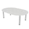 Skutchi Designs 45.25 in W, 71.5 in L, 29 in H, Engineered Wood Top, White HAR-RAC-46X72-PT-WC - alternate 1